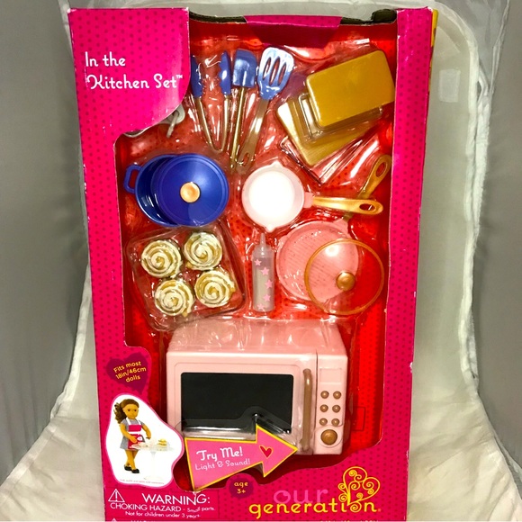 Our Generation Toys Our Generation In The Kitchen Set For 8 Dolls